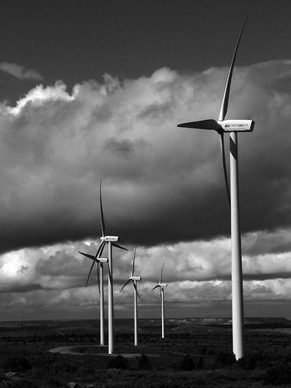 Molinos en Castilla (2) Nature Black and White (Digital)