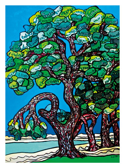 arbol mallorca Acrylic Paper Landscaping