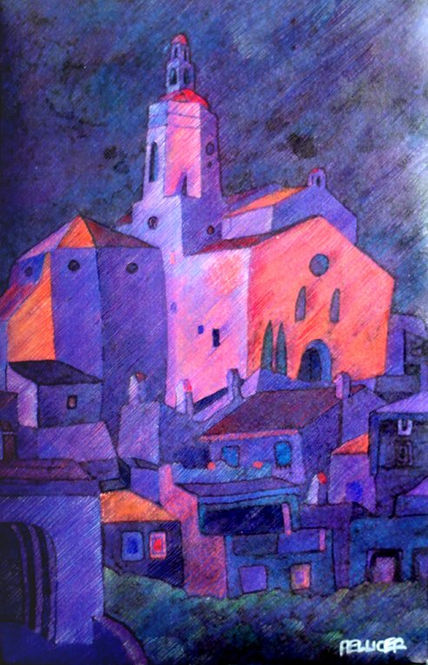 CADAQUES sobre negro