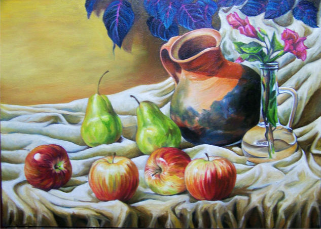 bodegon de frutas Oil Canvas Still Life Paintings