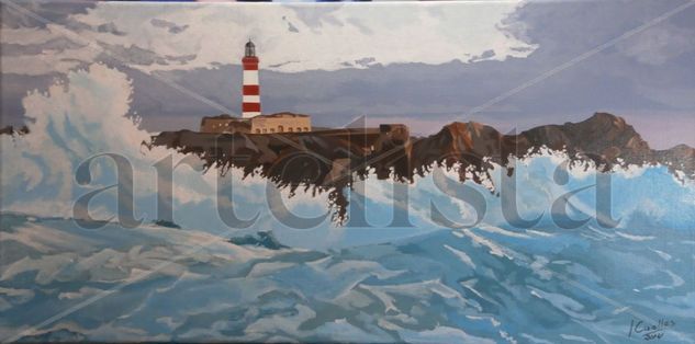 El far (El faro) Acrylic Canvas Marine Painting