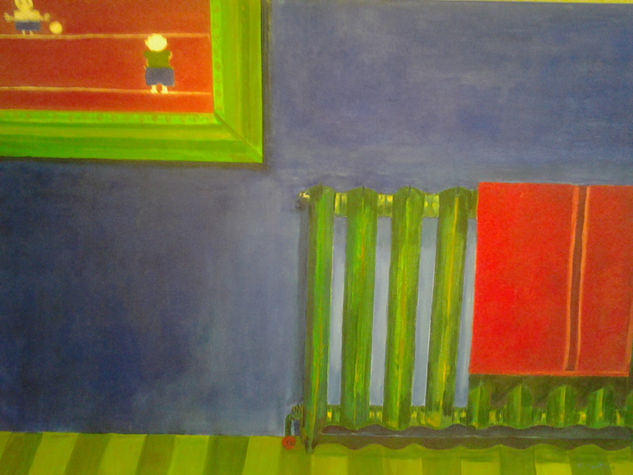 Radiador verde Oil Canvas Others