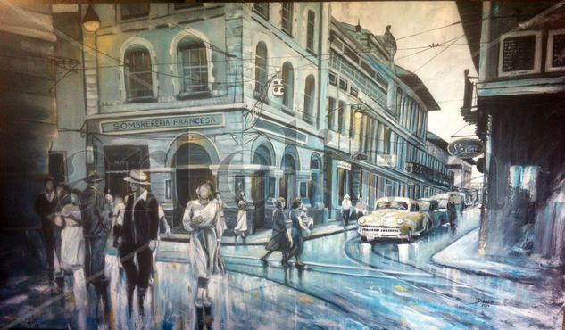 Medellin en 1950 Acrylic Canvas Others