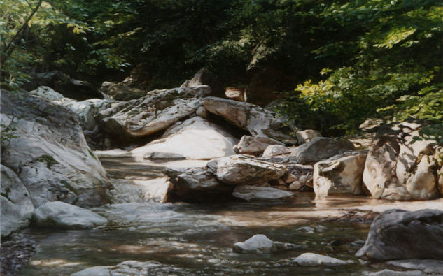 Arroyo Óleo Lienzo Paisaje