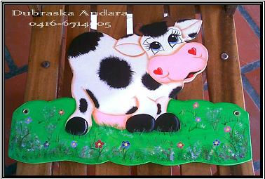 vaca portapaños Decoración Muebles y Objetos de Madera