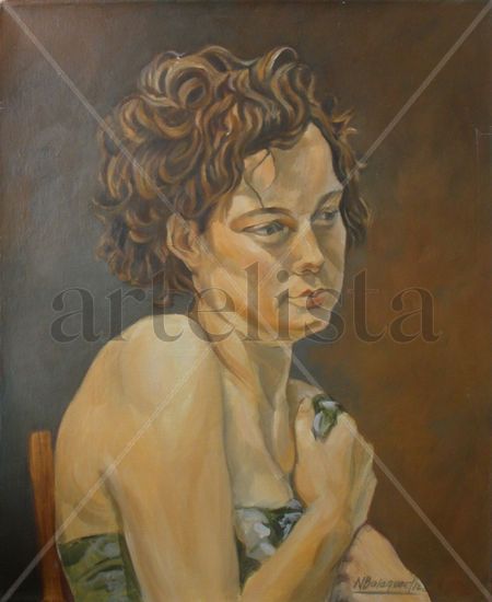 LAURA Oil Canvas Portrait