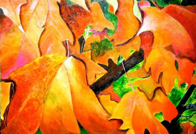 Fantasía de Otoño 2 Acrylic Canvas Landscaping