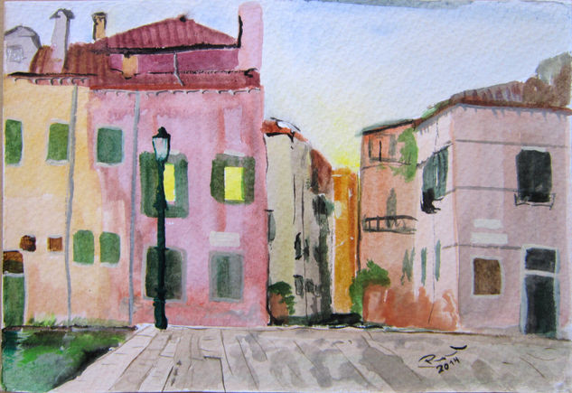 Luz de Venecia Watercolour Card Landscaping