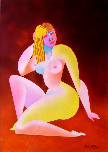 Modelo acuarela