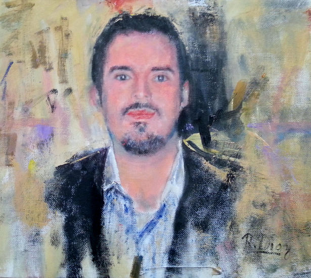 Rostros III Oil Canvas Portrait