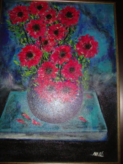 Jarrón de flores