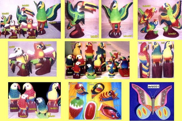 CATALOGO DE ESCULTURAS AVES AMAZONICAS