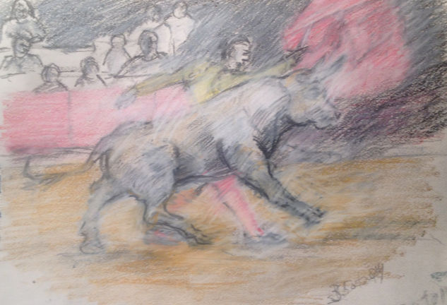 De Toros y toreros /2014 Técnica Mixta