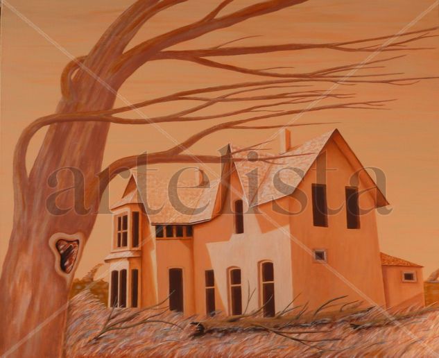 La Maison Oublié Acrylic Canvas Landscaping