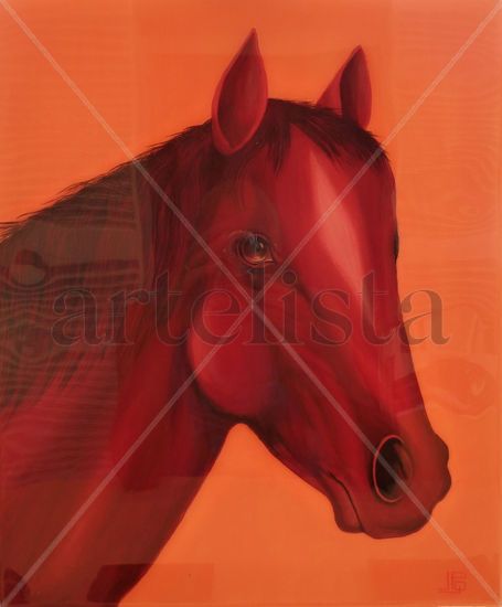 Caballo Acrylic Canvas Animals