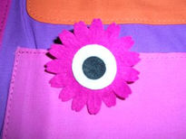 Broche flor pop