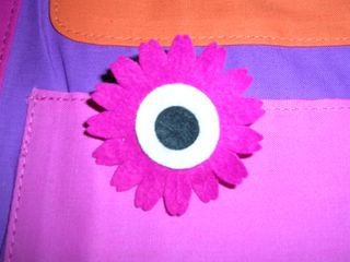 Broche flor pop