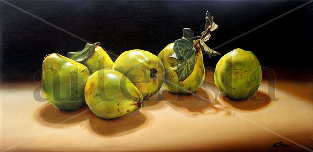 membrillos Oil Textile Still Life Paintings