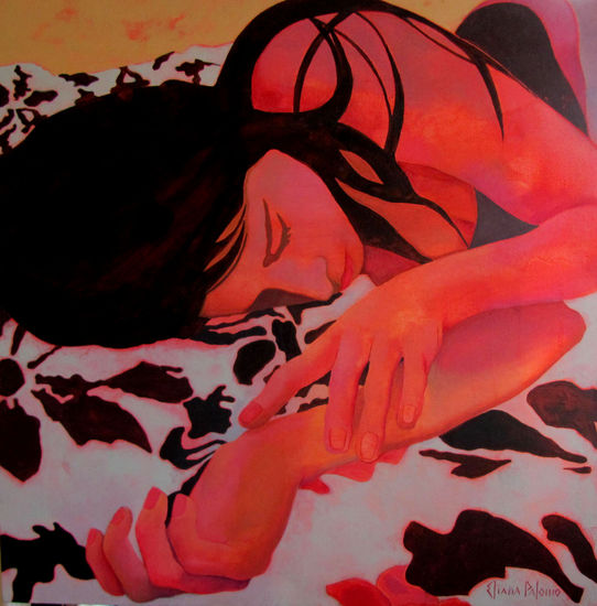 Sueños Acrylic Canvas Figure Painting