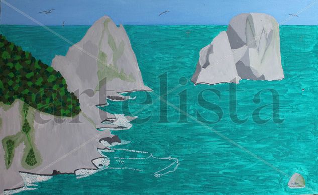 PAISAJES ITALIANOS 1 Oil Others Marine Painting