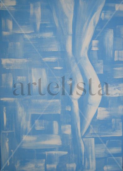 step forward Acrylic Canvas Nude Paintings