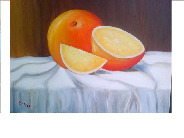 naranjas Oil Canvas Still Life Paintings