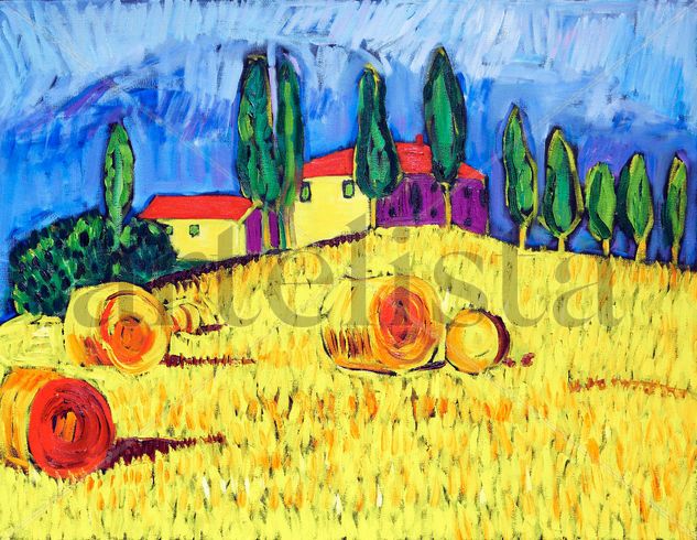 La Toscana Oil Canvas Landscaping