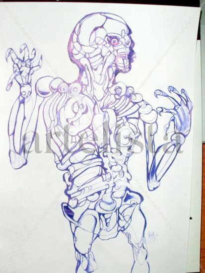 la muerte hambrienta Making Pen