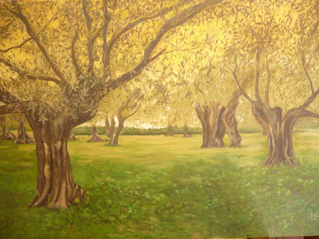 Olivos Oil Canvas Landscaping