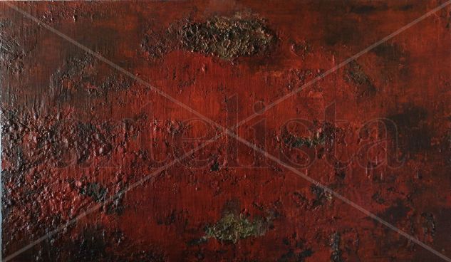 SOL ROJO Mixed media Panel Others