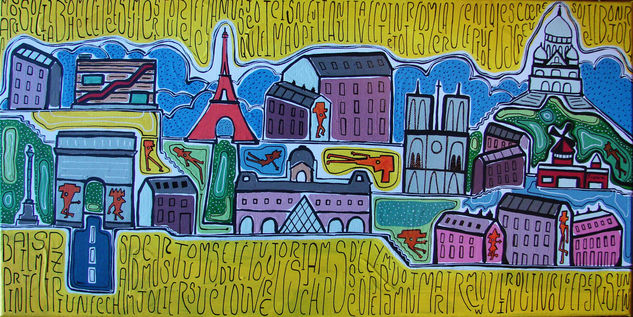 from Paris with love 1 Acrílico Lienzo Paisaje