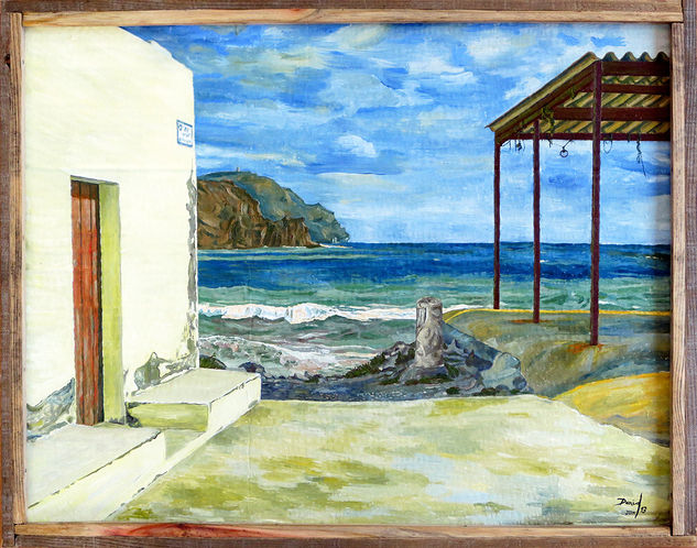 Embarcadero de la Isleta Oil Others Marine Painting