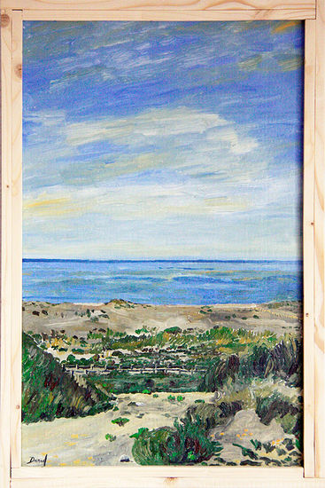 Cielo, mar y tierra Oil Others Marine Painting