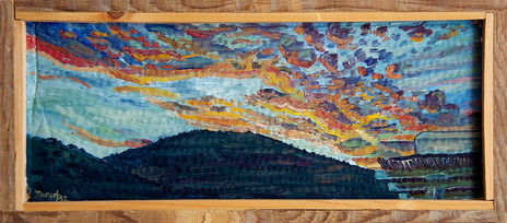 Puesta de sol con...