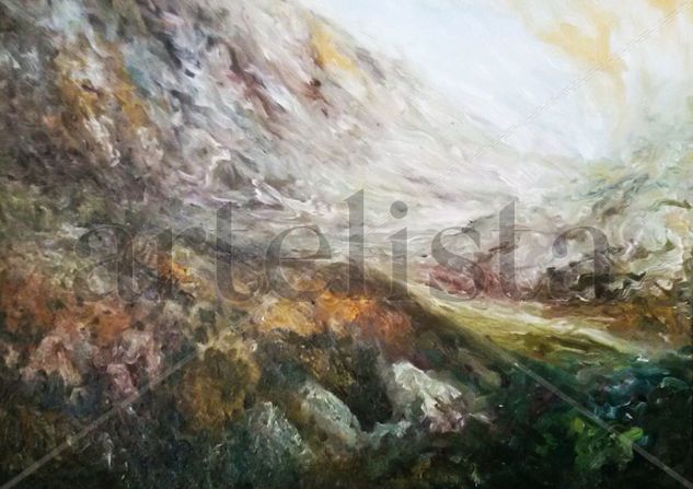 Arenal Oil Canvas Landscaping