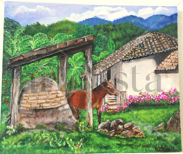 Montaña Las Botijas Acrylic Panel Landscaping