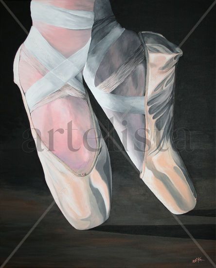 Puntas Acrylic Canvas Figure Painting