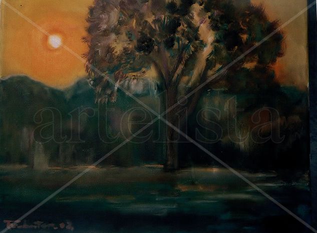 L´abre Oil Canvas Landscaping