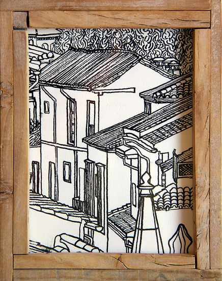 El Albaycín - Granada. Serie nº1 Tinta