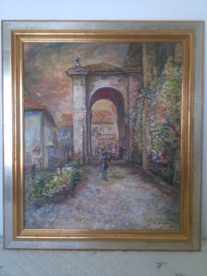 ÓLEO ORIGINAL DE D. JOSÉ PURÓN SOTRES Óleo Lienzo Otros