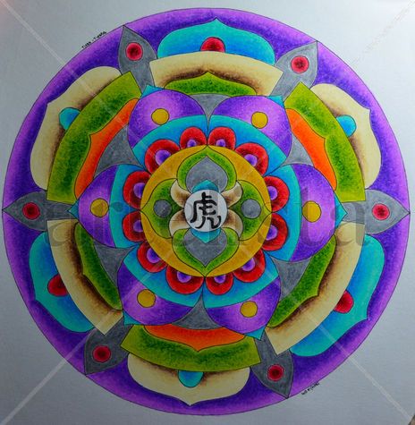 Mandala-Tigre de...
