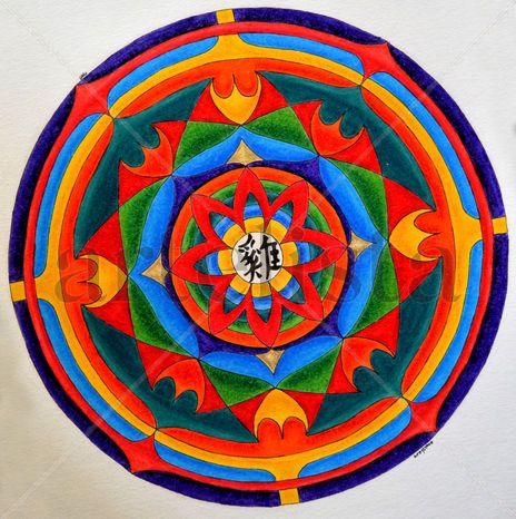 Mandala Zodiacal Gallo