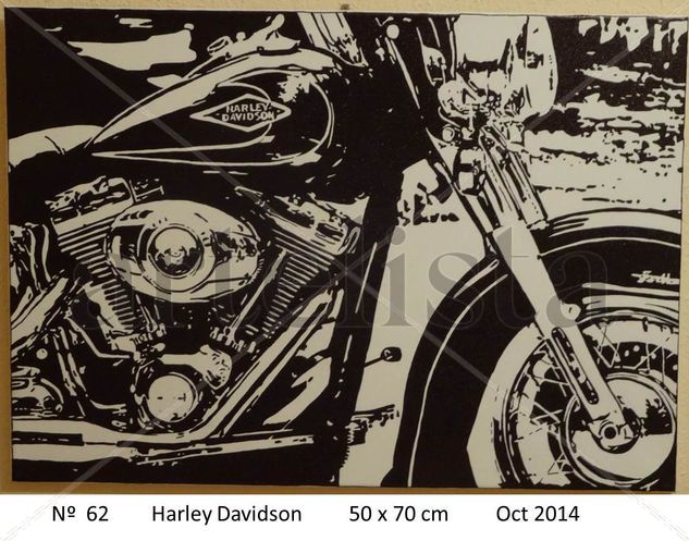 Harley Davidson Acrylic Canvas Others