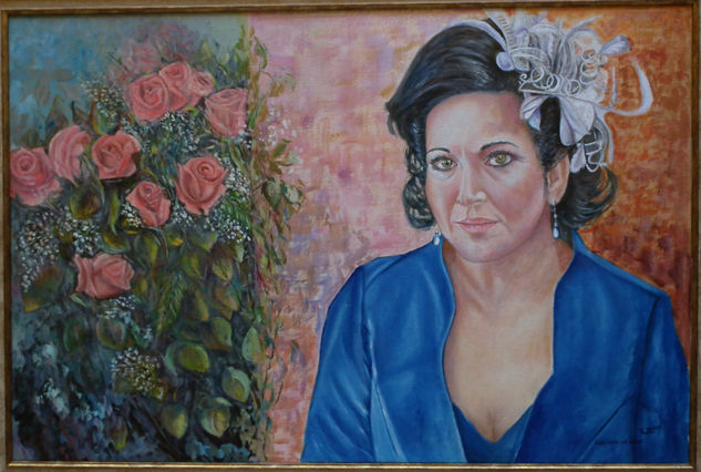 Retrato de mi mujer Óleo Lienzo Retrato