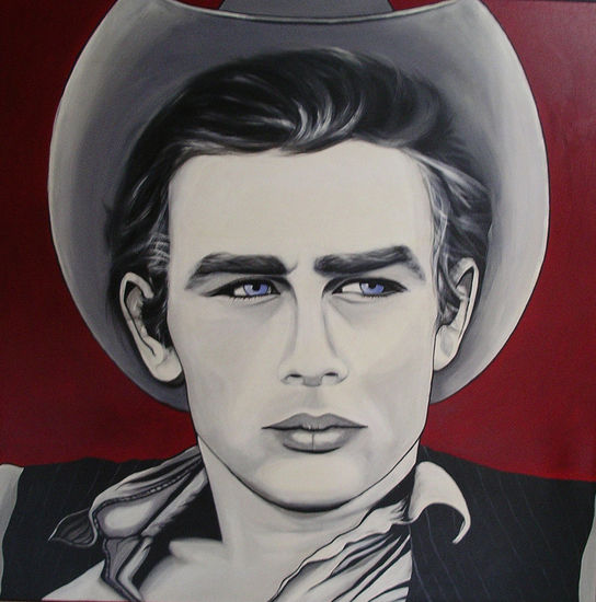 James Dean Acrílico Lienzo Retrato