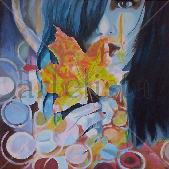 OTOÑO Acrylic Canvas Figure Painting