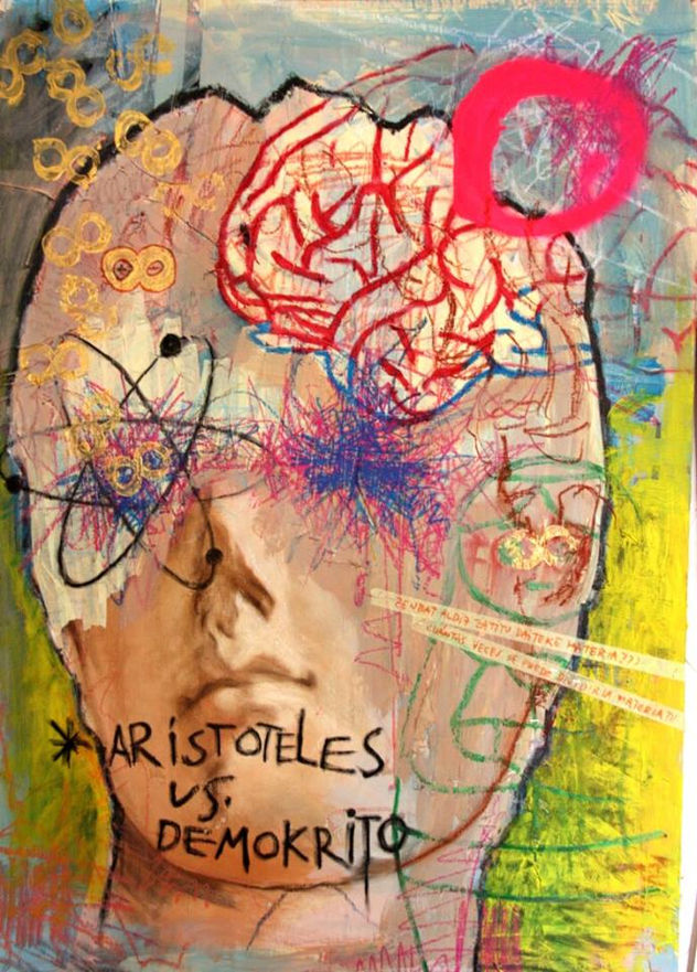 Aristoteles Vs. Democrito
