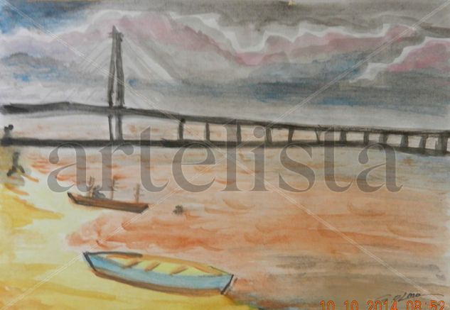 Puente Rosario Victoria Watercolour Paper Landscaping