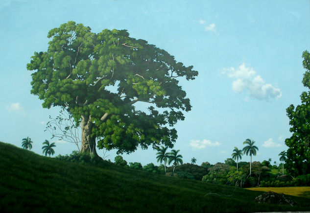 ´´autorretrato´´ Óleo Lienzo Paisaje