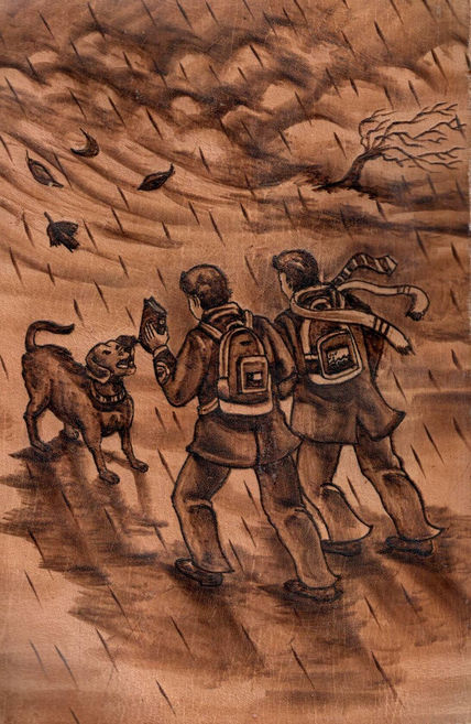 Lluvia y ladridos
